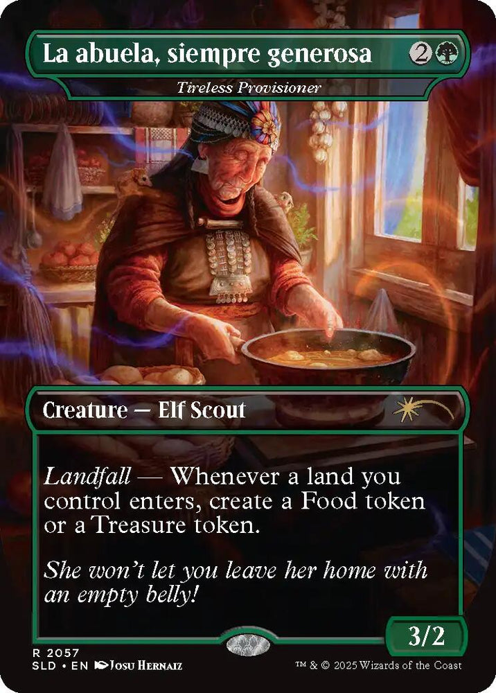 La abuela, siempre generosa - Tireless Provisioner [Secret Lair Drop Series] Magic: The Gathering