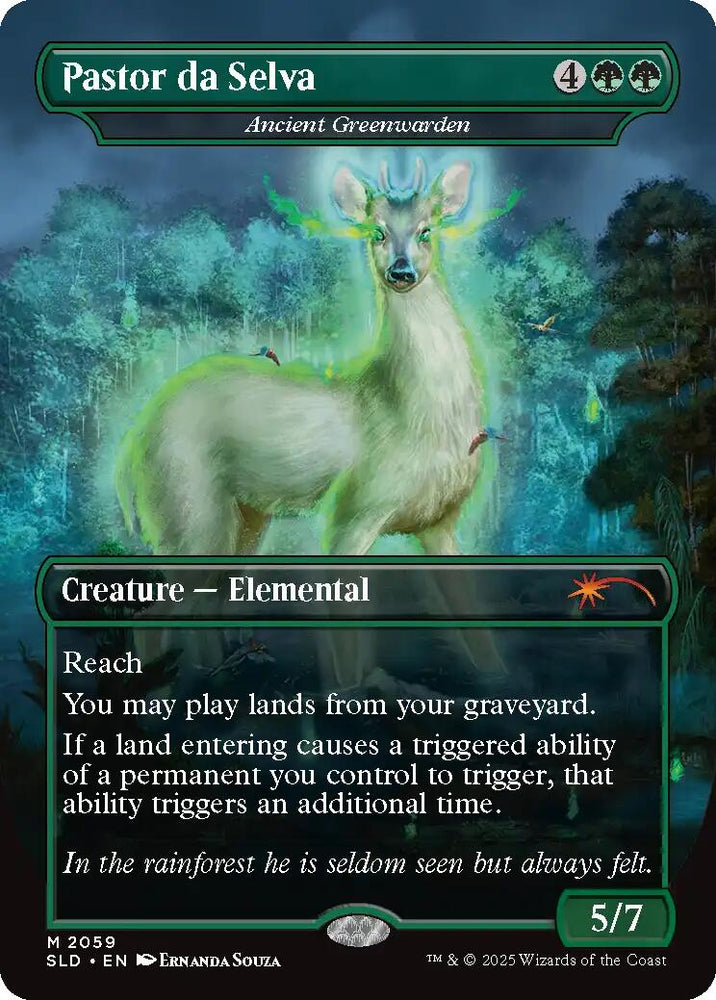 Pastor da Selva - Ancient Greenwarden [Secret Lair Drop Series] Magic: The Gathering