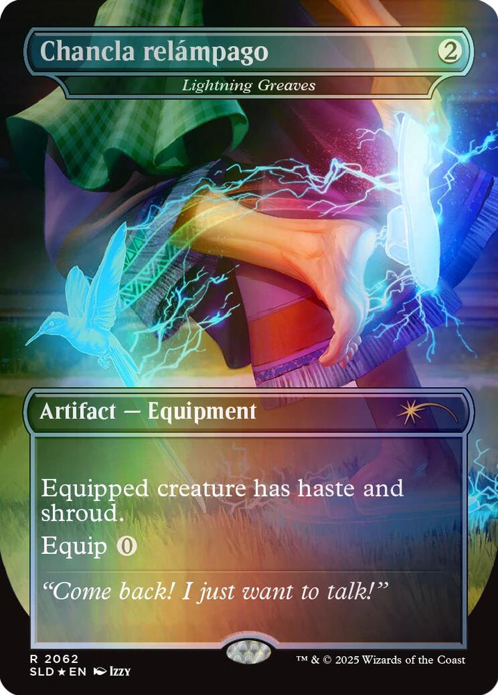 Chancla relampago - Lightning Greaves (Rainbow Foil) [Secret Lair Drop Series] Magic: The Gathering