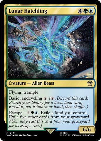 Lunar Hatchling [Doctor Who] Magic: The Gathering