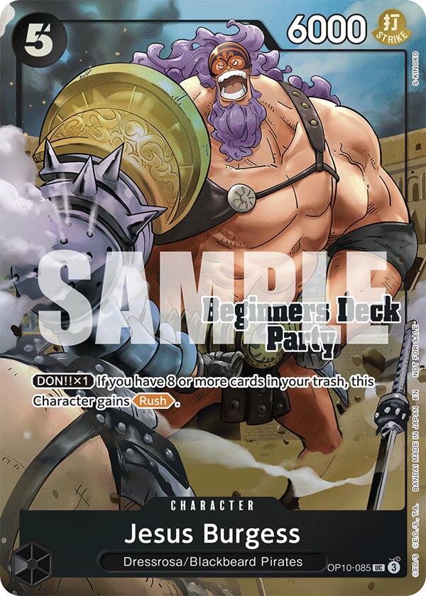 Jesus Burgess (ST-23 - ST-28 Beginners Deck Party) [Winner] [One Piece Promotion Cards] Bandai