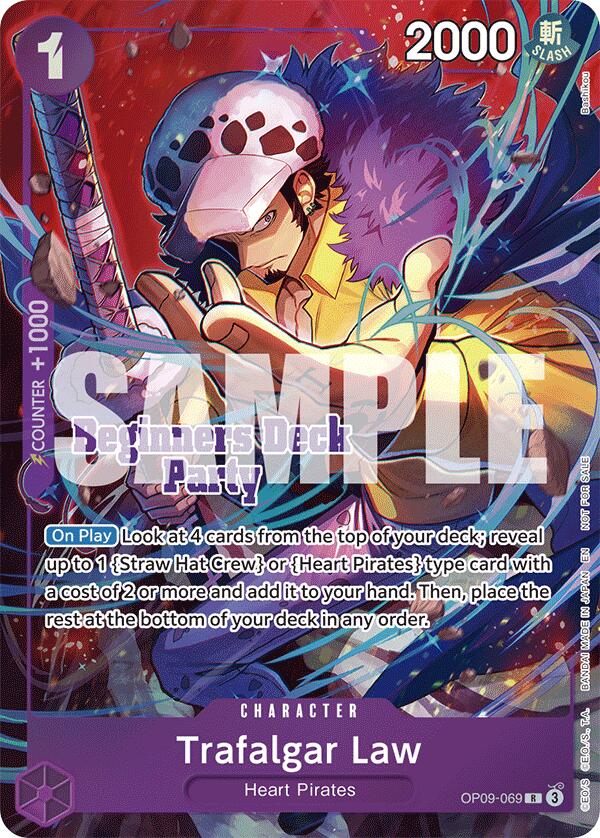 Trafalgar Law (ST-23 - ST-28 Beginners Deck Party) [Winner] [One Piece Promotion Cards] Bandai