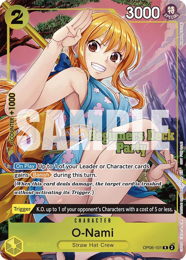 O-Nami (ST-23 - ST-28 Beginners Deck Party) [Winner] [One Piece Promotion Cards] Bandai