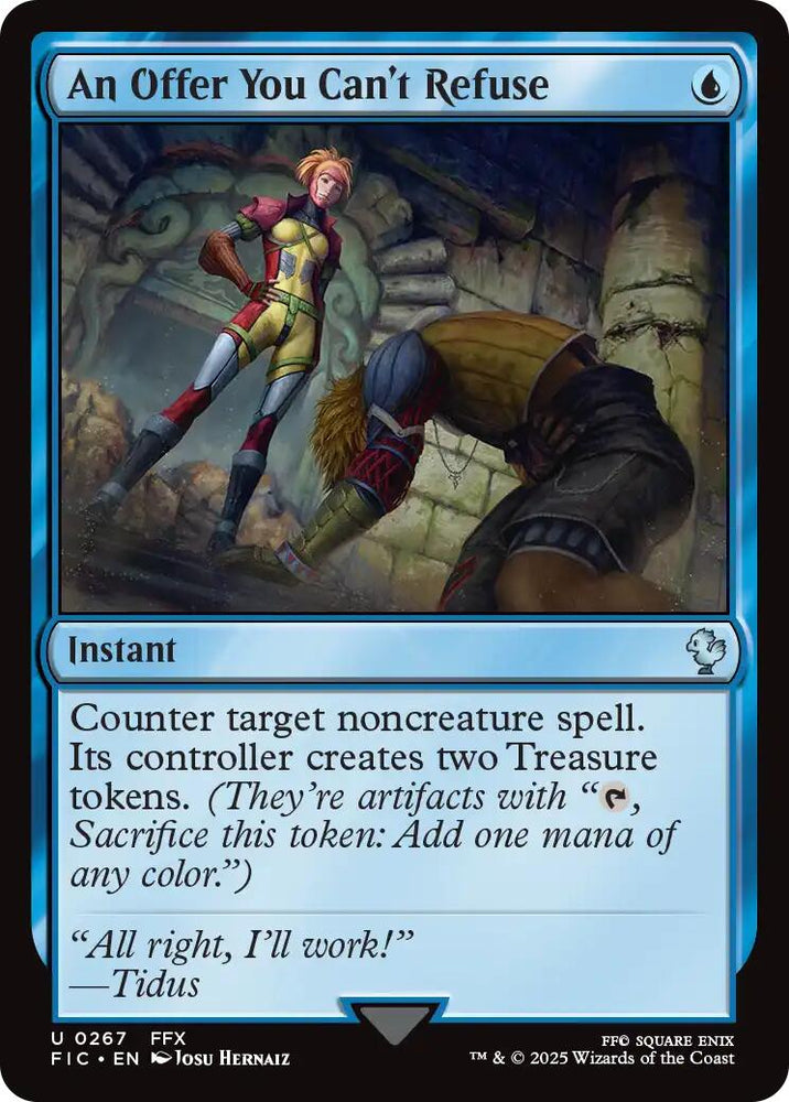 An Offer You Can't Refuse (Surge Foil) [FINAL FANTASY Commander] Magic: The Gathering