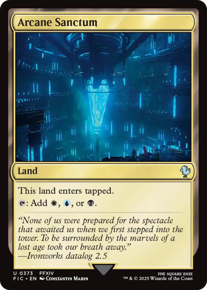 Arcane Sanctum (Surge Foil) [FINAL FANTASY Commander] Magic: The Gathering