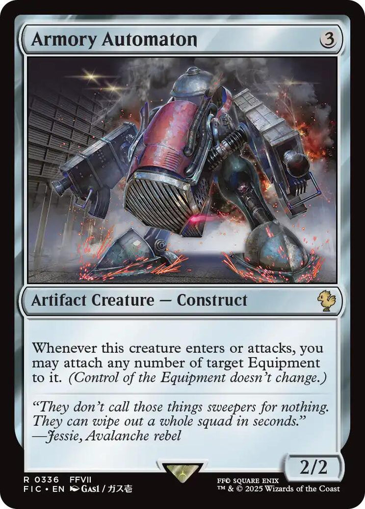 Armory Automaton (Surge Foil) [FINAL FANTASY Commander] Magic: The Gathering