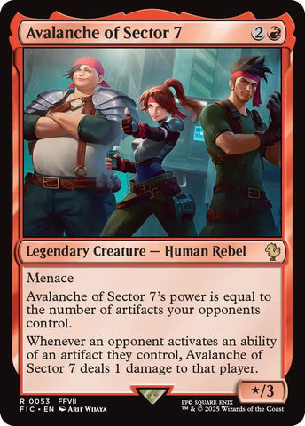 Avalanche of Sector 7 (Surge Foil) [FINAL FANTASY Commander] Magic: The Gathering