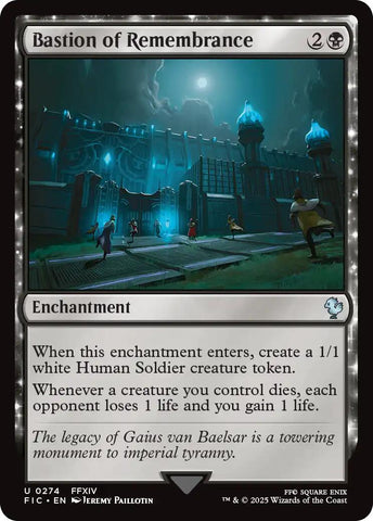 Bastion of Remembrance (Surge Foil) [FINAL FANTASY Commander] Magic: The Gathering