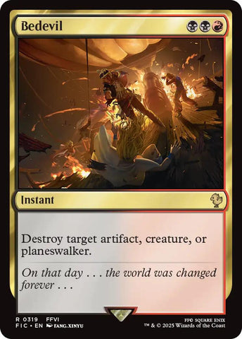 Bedevil (Surge Foil) [FINAL FANTASY Commander] Magic: The Gathering