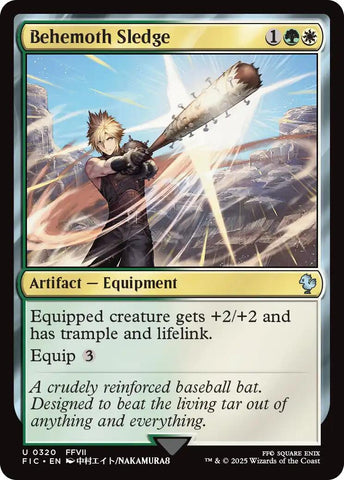 Behemoth Sledge (Surge Foil) [FINAL FANTASY Commander] Magic: The Gathering