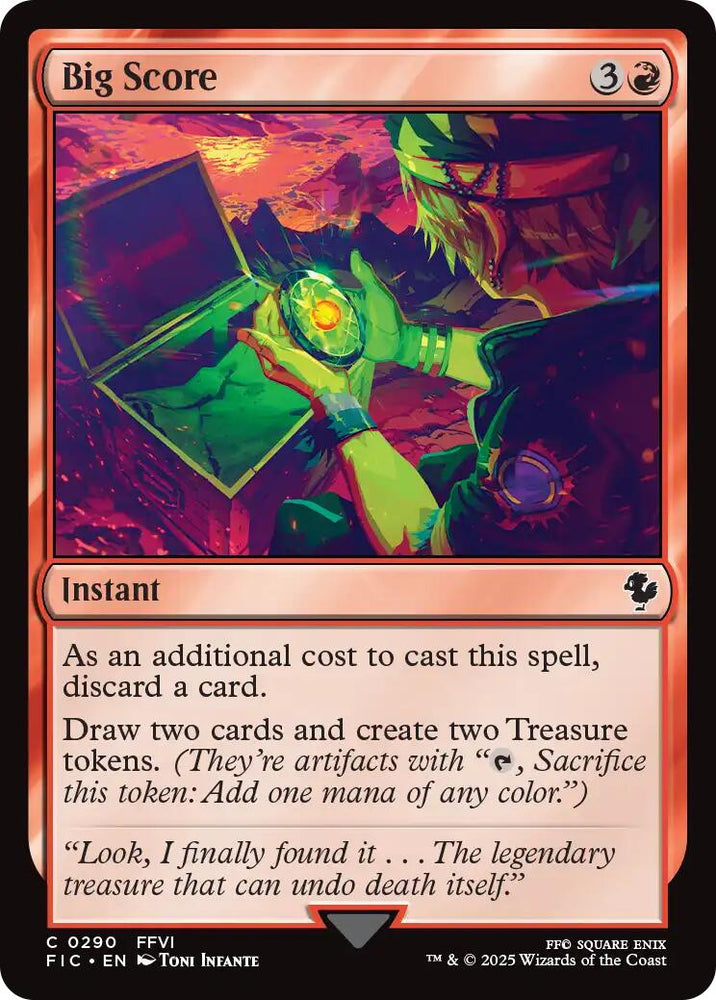 Big Score (Surge Foil) [FINAL FANTASY Commander] Magic: The Gathering