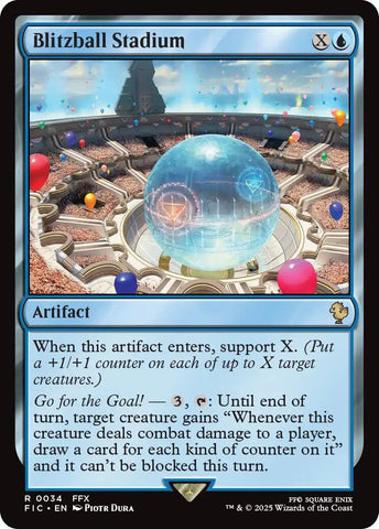 Blitzball Stadium (Surge Foil) [FINAL FANTASY Commander] Magic: The Gathering