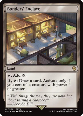 Bonders' Enclave (Surge Foil) [FINAL FANTASY Commander] Magic: The Gathering