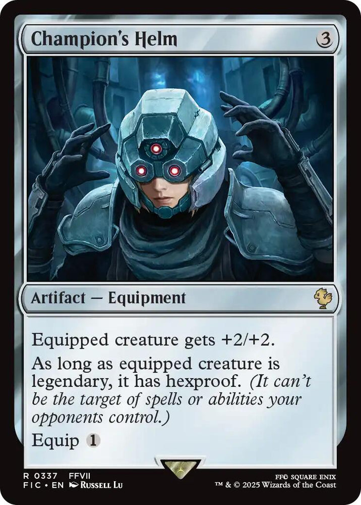 Champion's Helm (Surge Foil) [FINAL FANTASY Commander] Magic: The Gathering