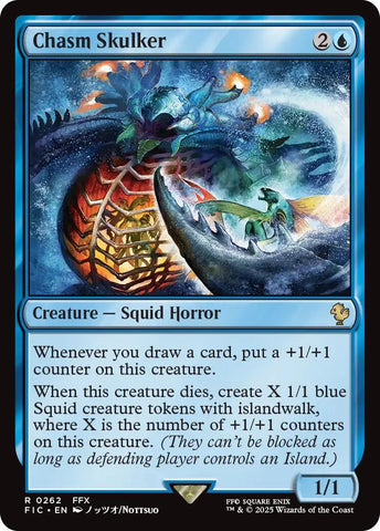 Chasm Skulker (Surge Foil) [FINAL FANTASY Commander] Magic: The Gathering