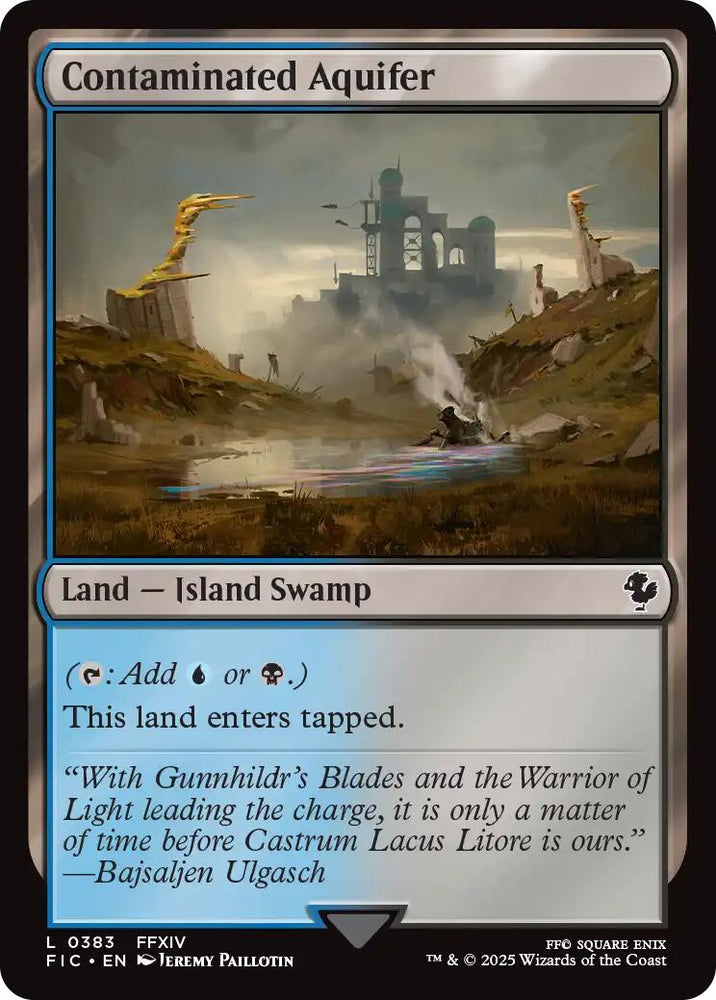 Contaminated Aquifer (Surge Foil) [FINAL FANTASY Commander] Magic: The Gathering