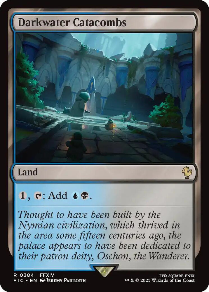 Darkwater Catacombs (Surge Foil) [FINAL FANTASY Commander] Magic: The Gathering