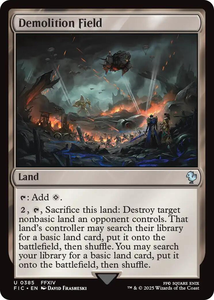 Demolition Field (Surge Foil) [FINAL FANTASY Commander] Magic: The Gathering