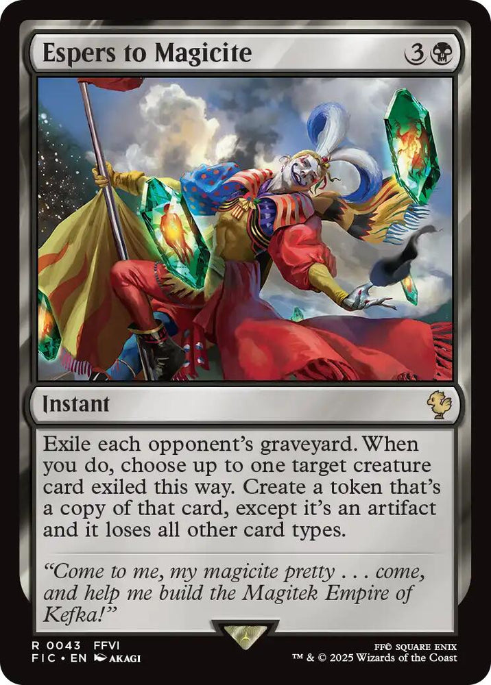 Espers to Magicite (Surge Foil) [FINAL FANTASY Commander] Magic: The Gathering