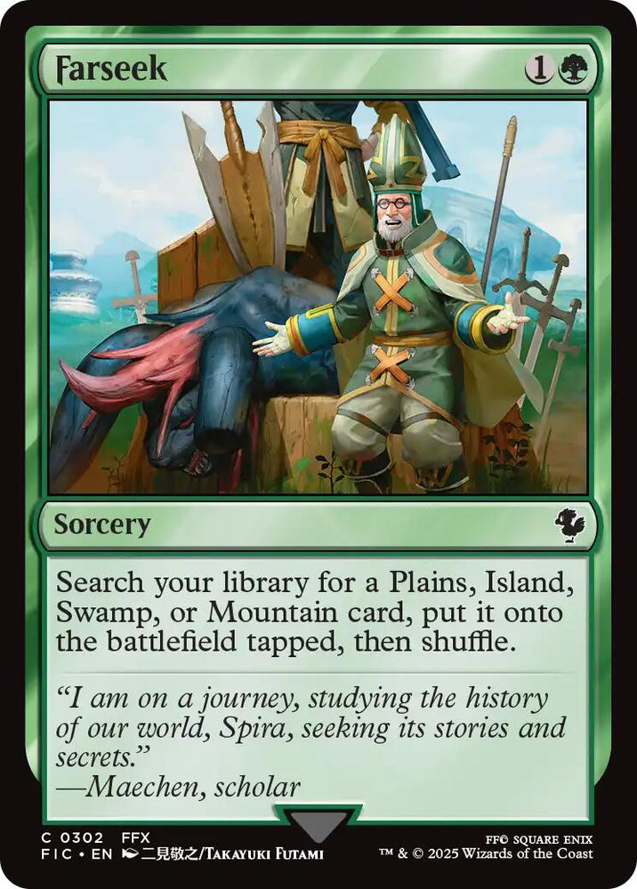 Farseek (Surge Foil) [FINAL FANTASY Commander] Magic: The Gathering