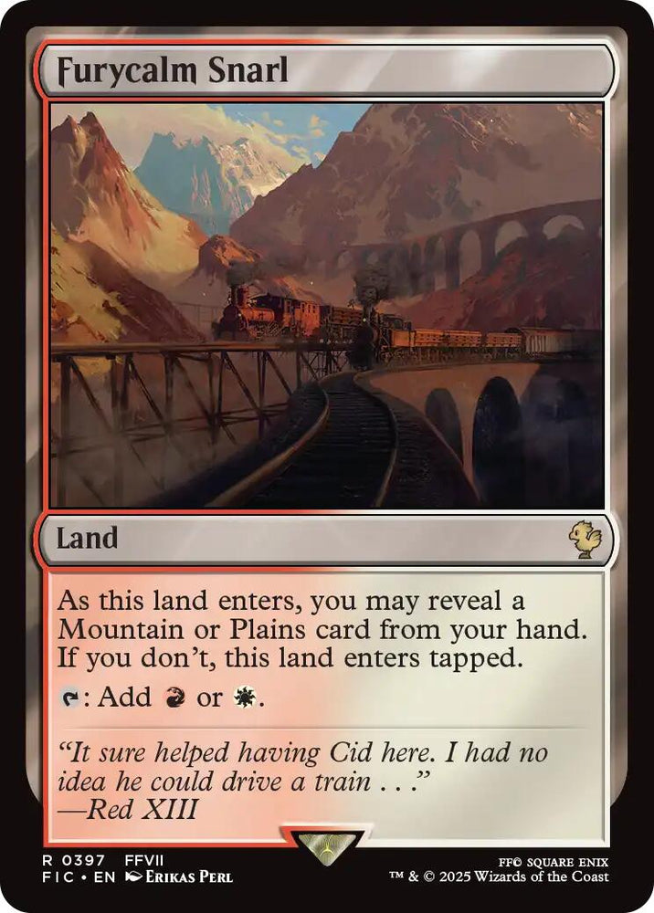 Furycalm Snarl (Surge Foil) [FINAL FANTASY Commander] Magic: The Gathering