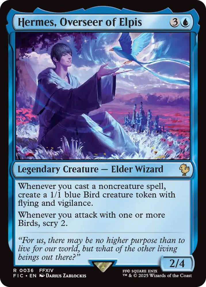 Hermes, Overseer of Elpis (Surge Foil) [FINAL FANTASY Commander] Magic: The Gathering