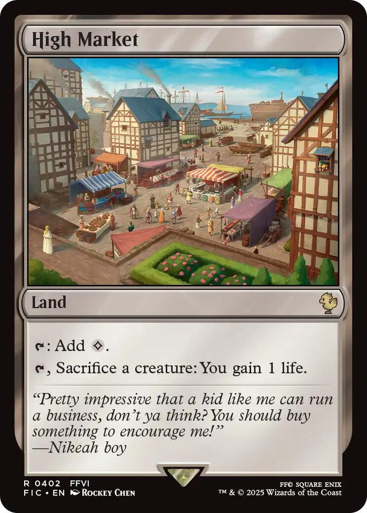 High Market (Surge Foil) [FINAL FANTASY Commander] Magic: The Gathering
