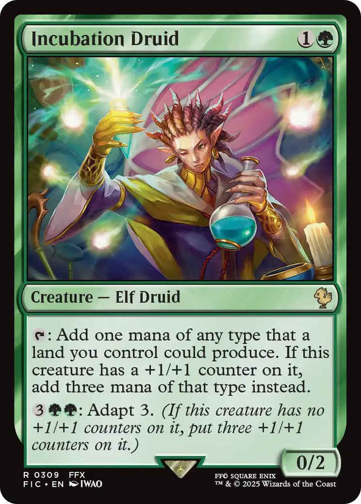 Incubation Druid (Surge Foil) [FINAL FANTASY Commander] Magic: The Gathering
