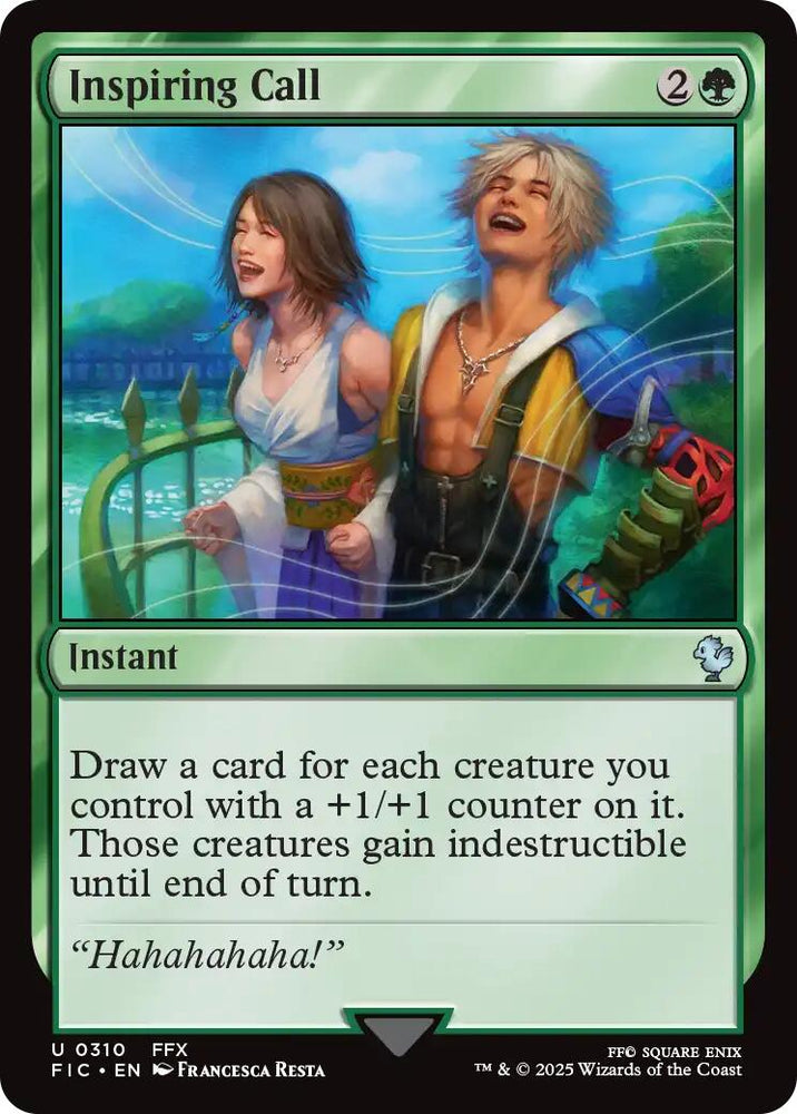 Inspiring Call (Surge Foil) [FINAL FANTASY Commander] Magic: The Gathering