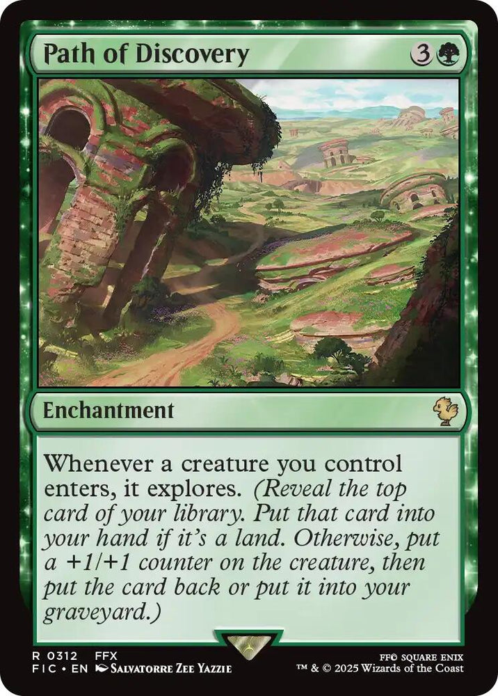 Path of Discovery (Surge Foil) [FINAL FANTASY Commander] Magic: The Gathering