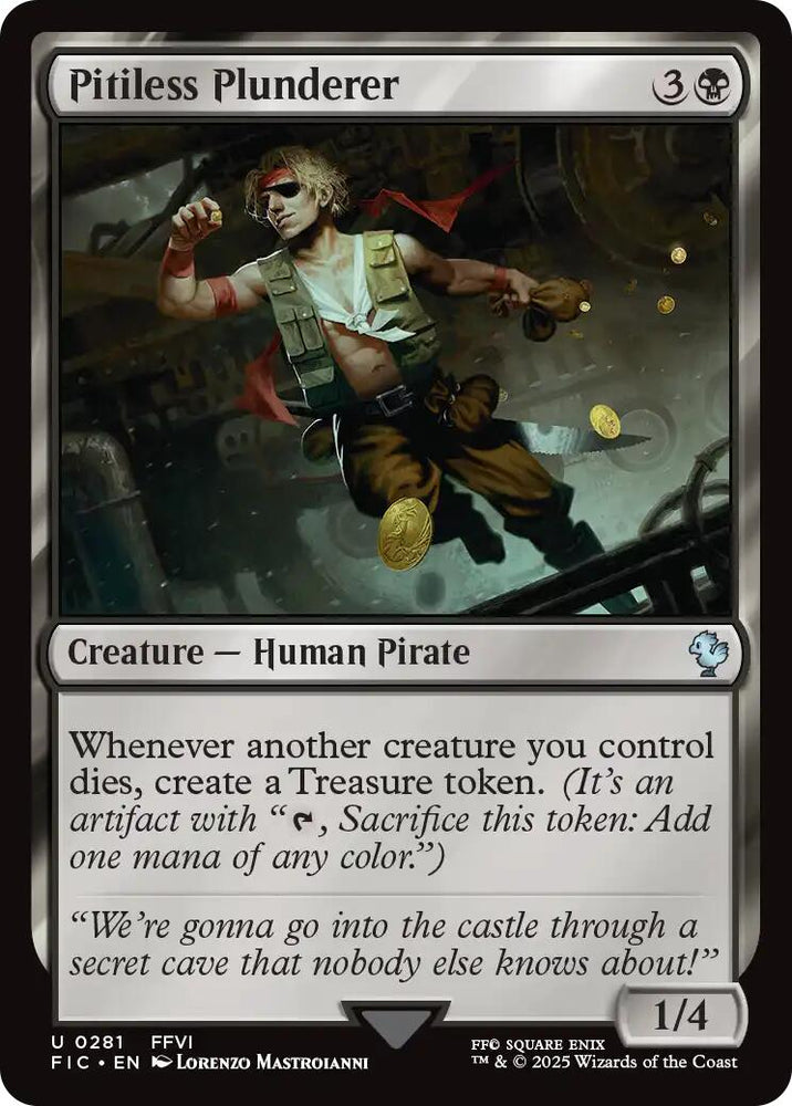 Pitiless Plunderer (Surge Foil) [FINAL FANTASY Commander] Magic: The Gathering