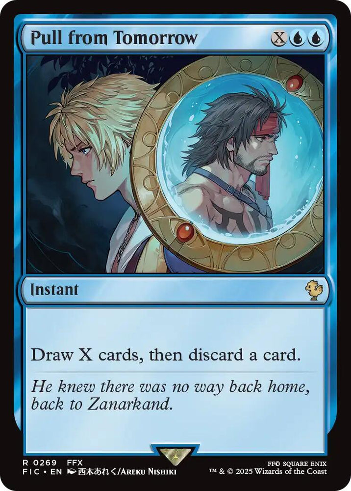 Pull from Tomorrow (Surge Foil) [FINAL FANTASY Commander] Magic: The Gathering