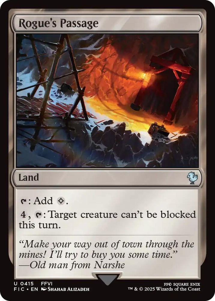 Rogue's Passage (Surge Foil) [FINAL FANTASY Commander] Magic: The Gathering