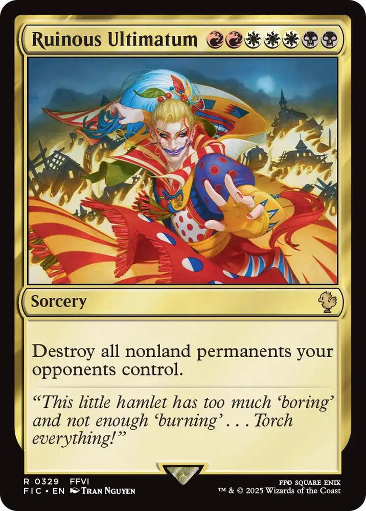 Ruinous Ultimatum (Surge Foil) [FINAL FANTASY Commander] Magic: The Gathering