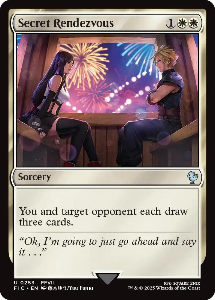 Secret Rendezvous (0253) (Surge Foil) [FINAL FANTASY Commander] Magic: The Gathering