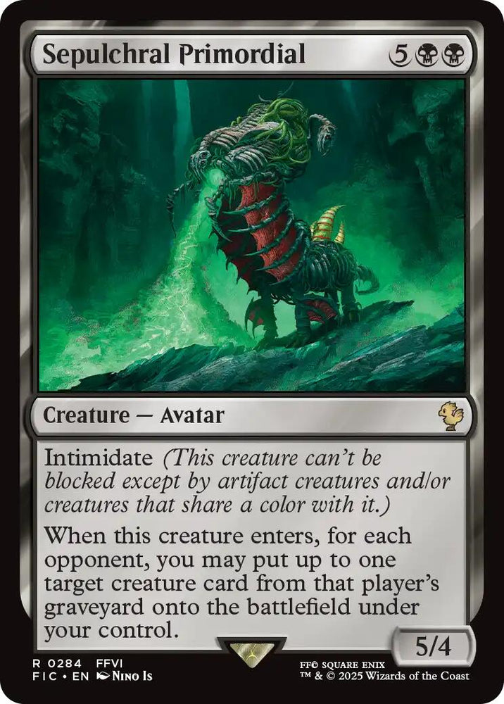 Sepulchral Primordial (Surge Foil) [FINAL FANTASY Commander] Magic: The Gathering