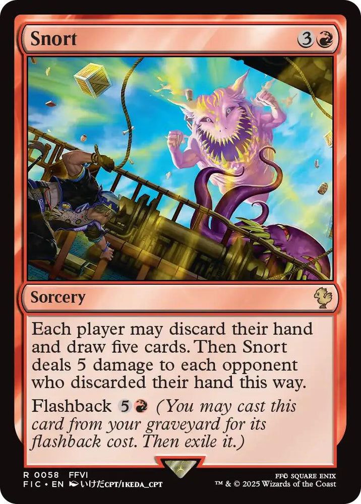 Snort (Surge Foil) [FINAL FANTASY Commander] Magic: The Gathering