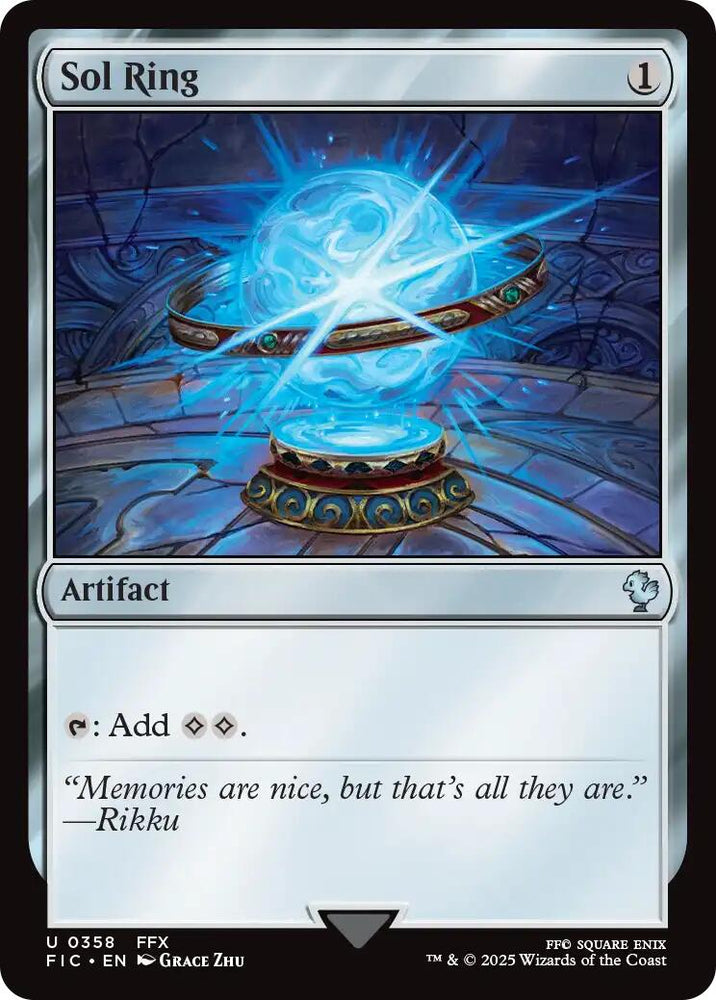 Sol Ring (0358) (Surge Foil) [FINAL FANTASY Commander] Magic: The Gathering