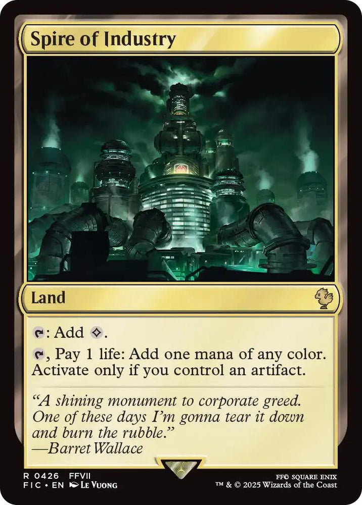 Spire of Industry (Surge Foil) [FINAL FANTASY Commander] Magic: The Gathering