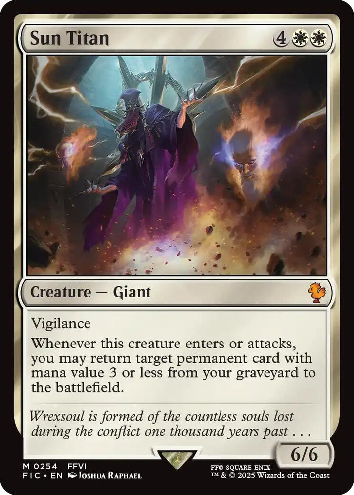 Sun Titan (Surge Foil) [FINAL FANTASY Commander] Magic: The Gathering