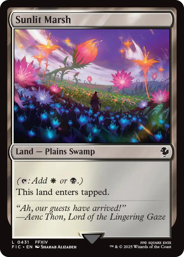 Sunlit Marsh (Surge Foil) [FINAL FANTASY Commander] Magic: The Gathering