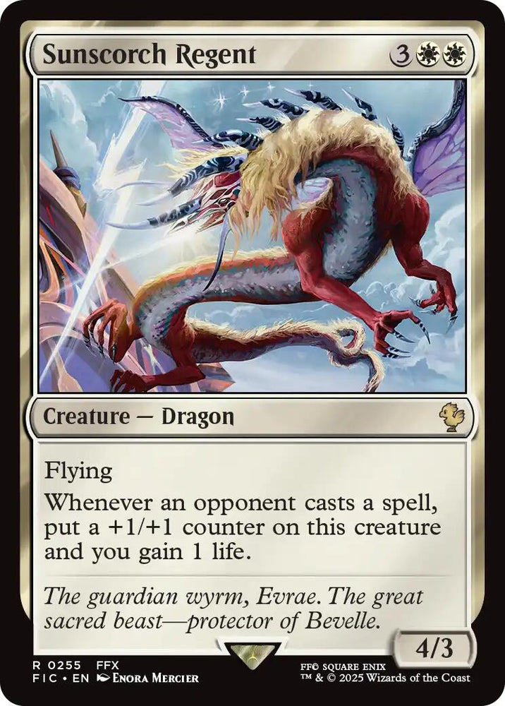Sunscorch Regent (Surge Foil) [FINAL FANTASY Commander] Magic: The Gathering