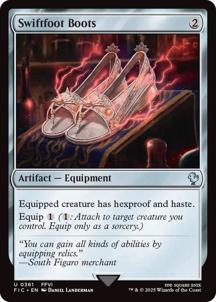 Swiftfoot Boots (Surge Foil) [FINAL FANTASY Commander] Magic: The Gathering