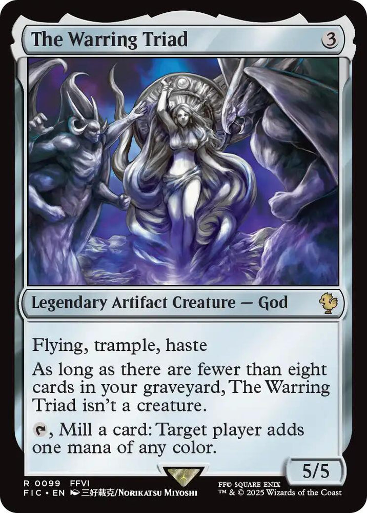 The Warring Triad (Surge Foil) [FINAL FANTASY Commander] Magic: The Gathering