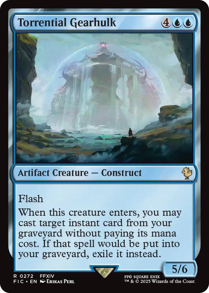 Torrential Gearhulk (Surge Foil) [FINAL FANTASY Commander] Magic: The Gathering