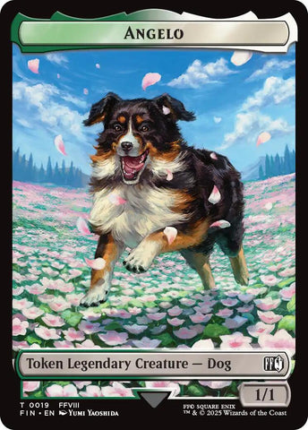 Angelo // Darkstar Double-Sided Token [FINAL FANTASY Tokens] Magic: The Gathering