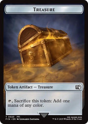 Hero (0009) // Treasure Double-Sided Token [FINAL FANTASY Tokens] Magic: The Gathering