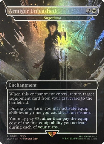 Armiger Unleashed - Forge Anew (Rainbow Foil) [Secret Lair Drop Series] Magic: The Gathering