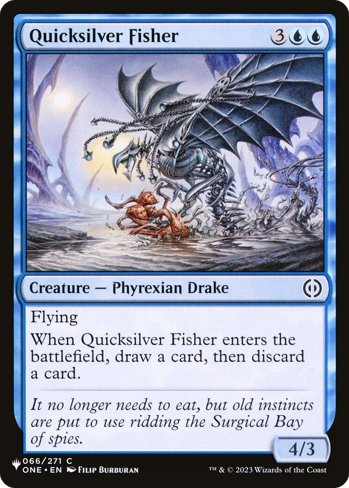 Quicksilver Fisher [The List] Magic: The Gathering