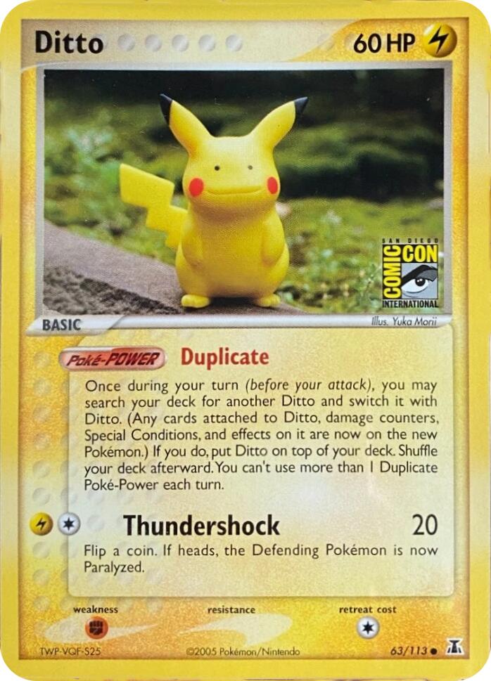 Ditto (39/113) (San Diego Comic-Con Stamp) [Miscellaneous Cards] Pokémon